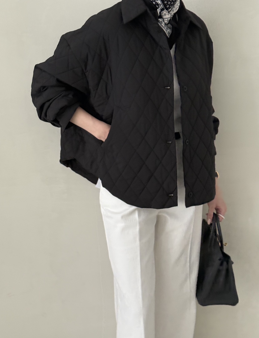 DEMAR東大門實拍女士新款休閑26春夏熱賣推薦夾克雙面絎縫DEMAR夾克圖色2