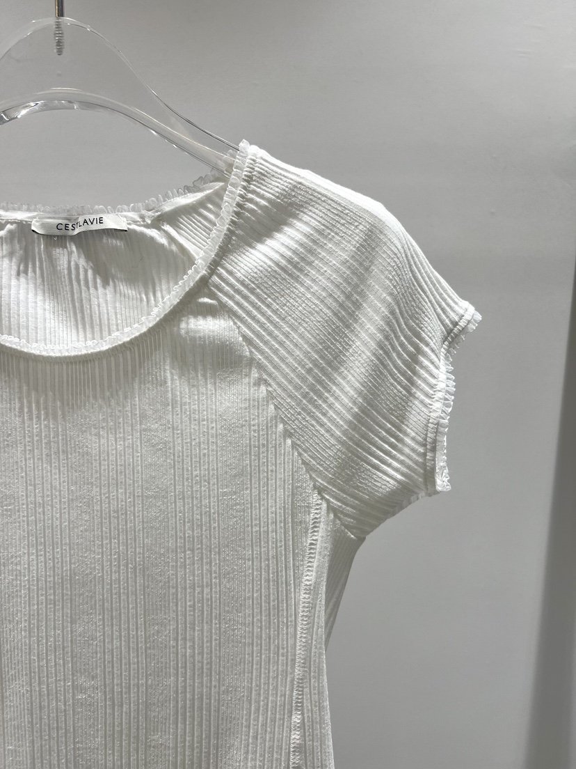 CESTLAVIE東大門代購女裝新款真品26春夏休閑熱賣T恤蕾絲CESTLAVIET恤