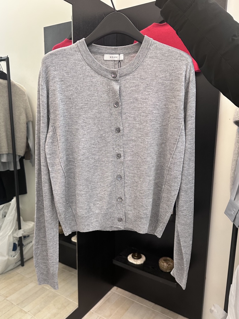 MOANI韓國代購女士新品休閑熱賣人氣推薦時尚真品針織衫開衫MOANI針織衫圖色3
