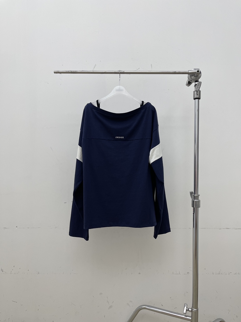 ATMOSPHERE東大門實拍女士新款時尚職業人氣推薦26春夏長袖T恤ATMOSPHERE/BLING長袖T恤