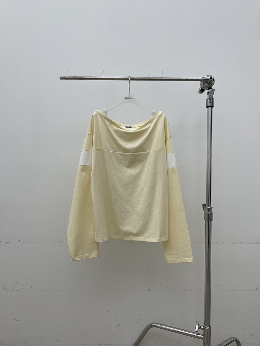 ATMOSPHERE東大門實拍女士新款時尚職業人氣推薦26春夏長袖T恤ATMOSPHERE/BLING長袖T恤圖色2