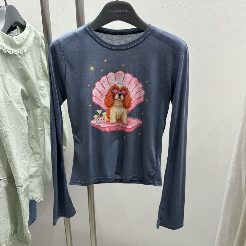 TARABY MOTION東大門直郵女士新品職業人氣真品推薦長袖T恤TARABY MOTION長袖T恤圖色4