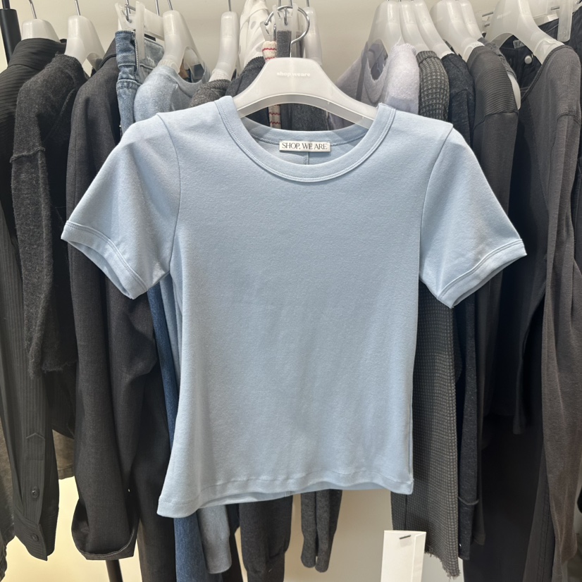 WE ARE/WELOVER韓國直郵女裝新款時尚職業真品休閑熱賣T恤SHOP_WE ARET恤圖色1