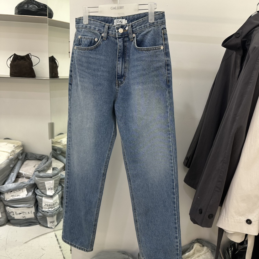 GALLERY-P東大門實拍女裝新款26春夏職業時尚休閑牛仔褲GALLERY-P牛仔褲圖色1