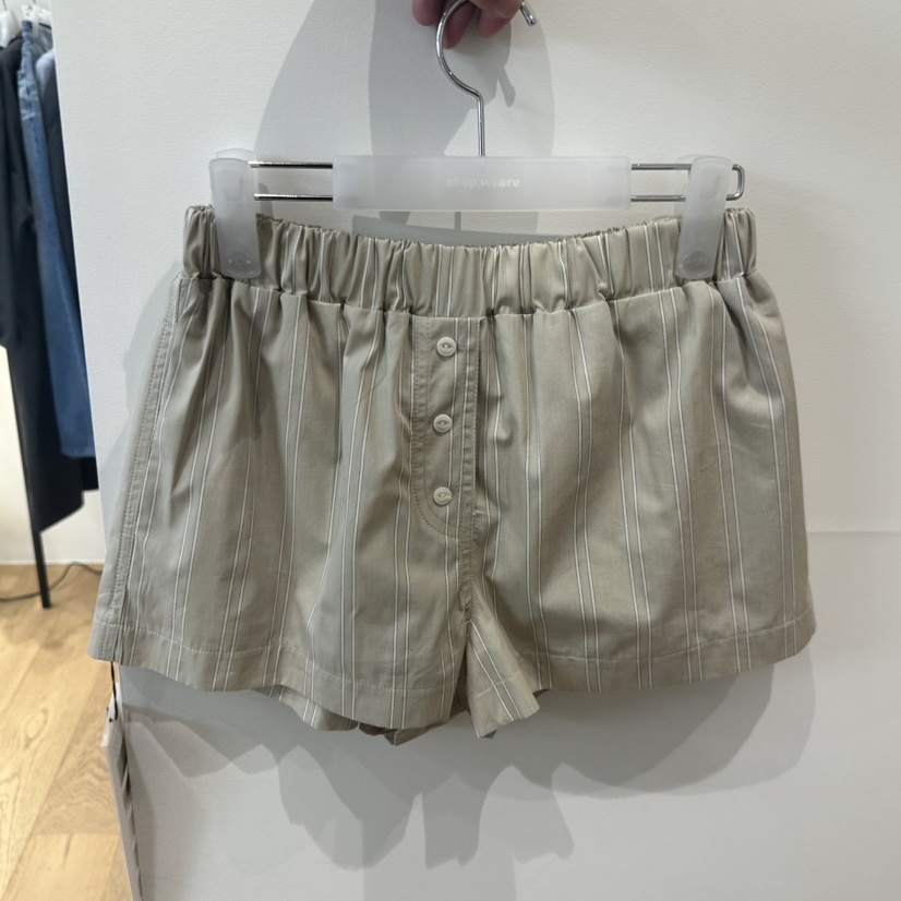 WE ARE/WELOVER東大門實拍女裝新品26春夏職業推薦短褲SHOP_WE ARE短褲圖色1米色