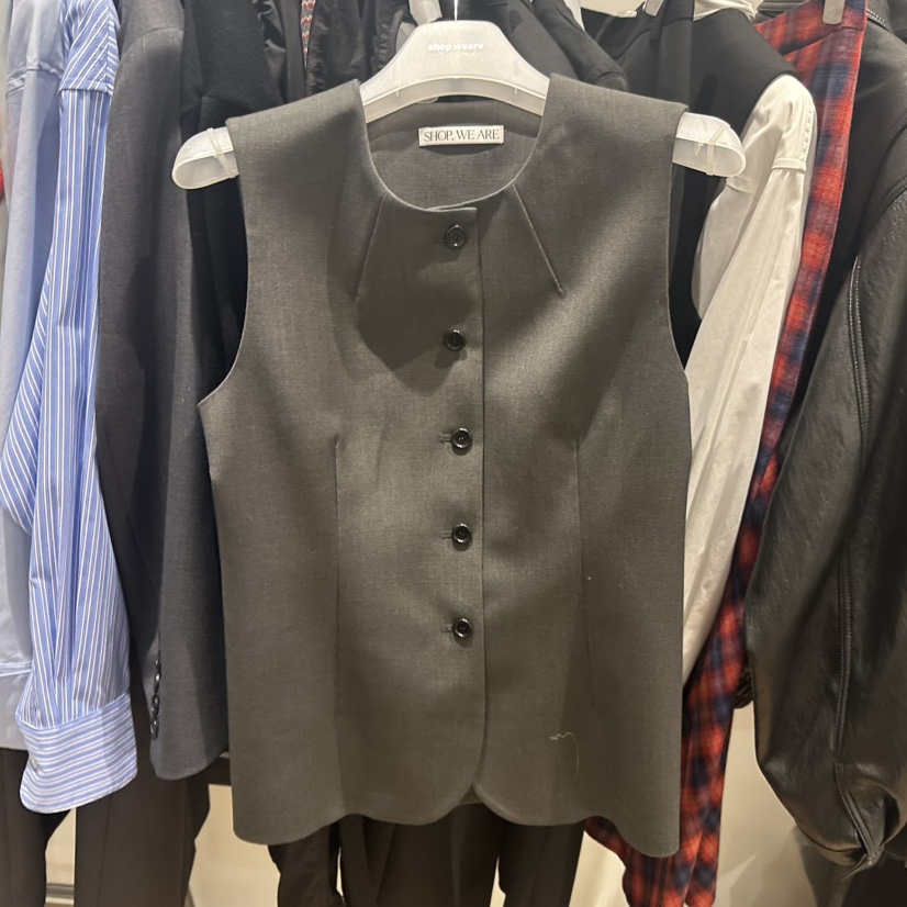 WE ARE/WELOVER韓國直郵女裝新品26春夏休閑馬甲不含內搭SHOP_WE ARE馬甲圖色1