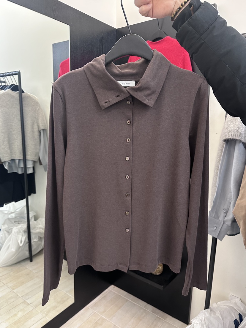 MOANI韓國代購女士新品人氣推薦26春夏時尚職業針織衫開衫MOANI針織衫圖色2