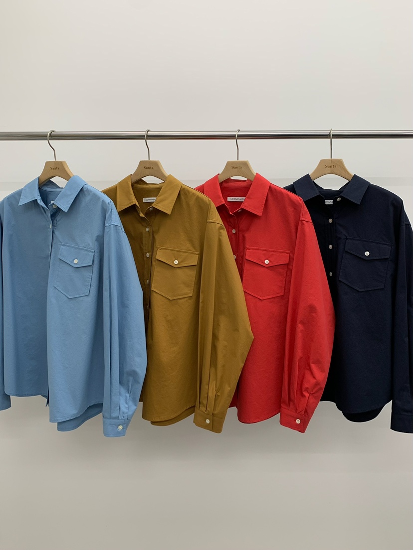 LOVE MY SANTA東大門實拍女士新品26春夏襯衫蕾絲衫口袋Santa/LOVE MY SANTA襯衫/蕾絲衫