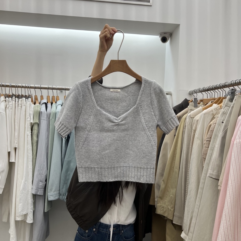 DRESS ROOM東大門直郵女裝新款真品職業時尚26春夏針織衫DRESS ROOM針織衫圖色3