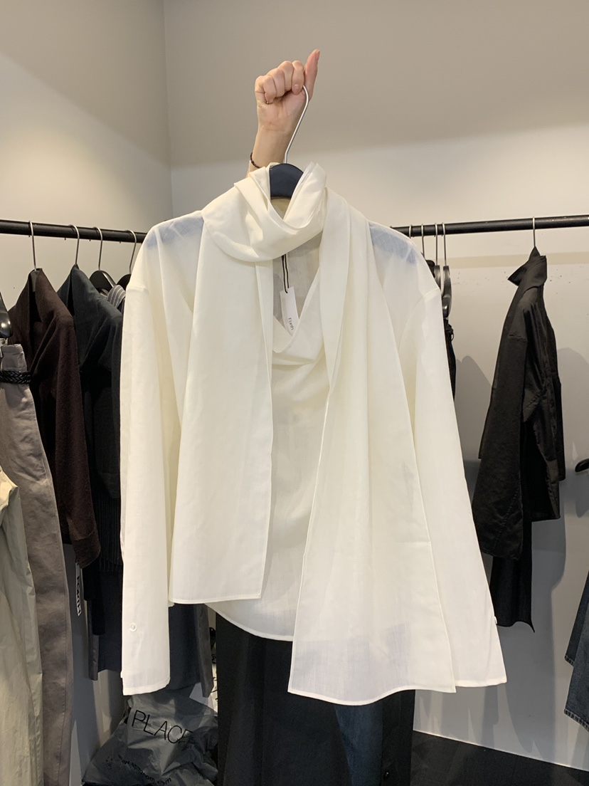 FORTH韓國直郵女士新品休閑熱賣真品26春夏襯衫蕾絲衫含圍巾FORTH襯衫/蕾絲衫