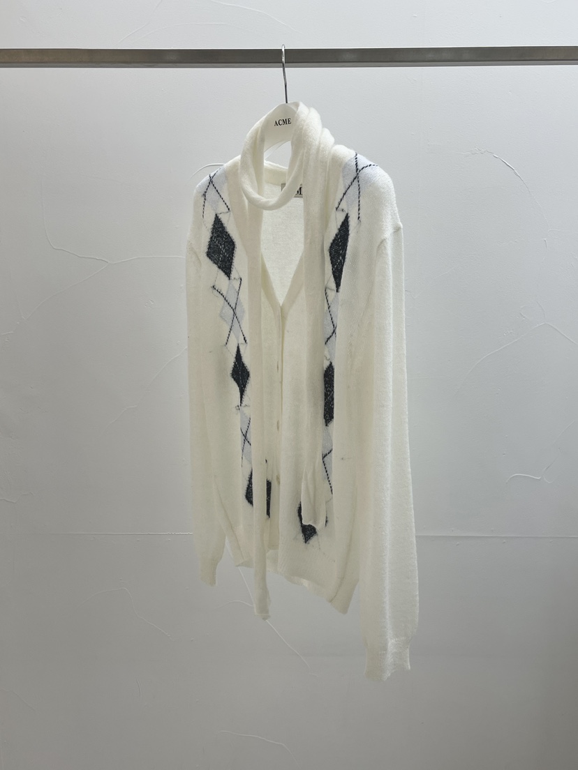 ACME東大門代購女士新品休閑人氣真品熱賣職業針織衫含脖帶ACME針織衫圖色1