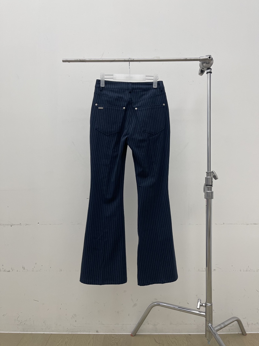 ATMOSPHERE韓國直郵女裝新品推薦休閑真品26春夏休閑褲海軍ATMOSPHERE/BLING休閑褲