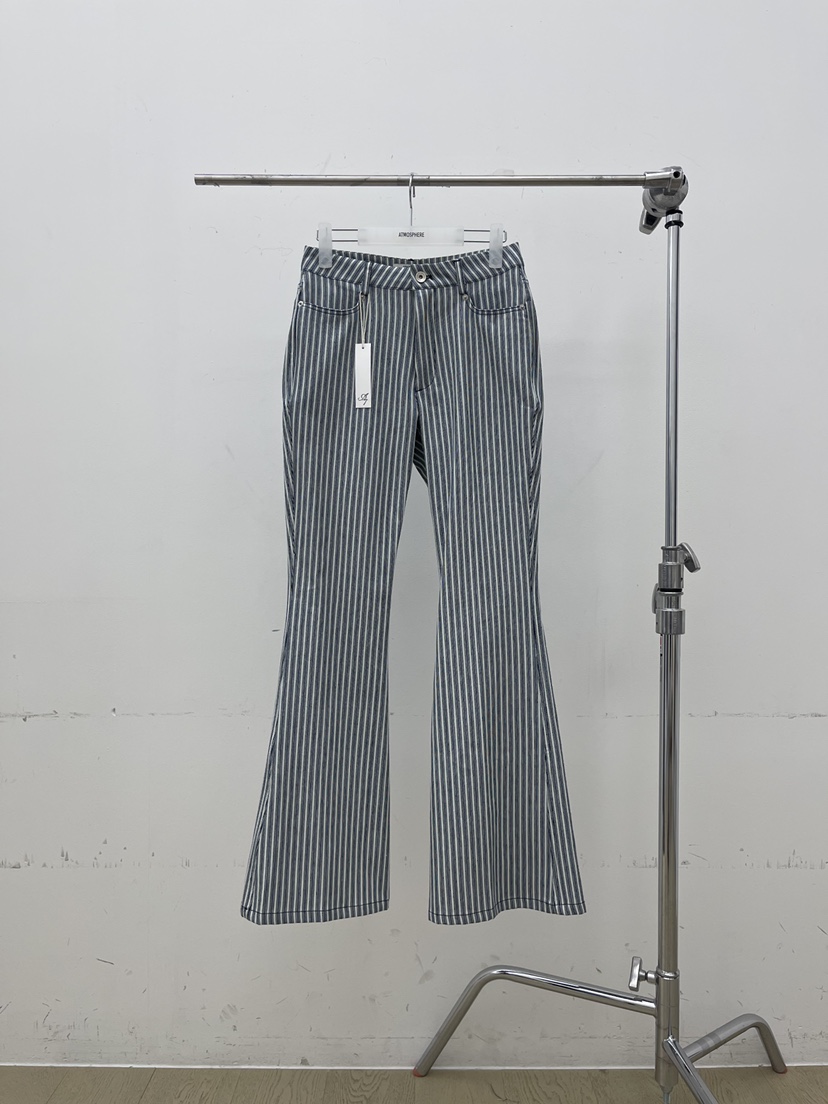 ATMOSPHERE韓國直郵女裝新品推薦休閑真品26春夏休閑褲海軍ATMOSPHERE/BLING休閑褲圖色1