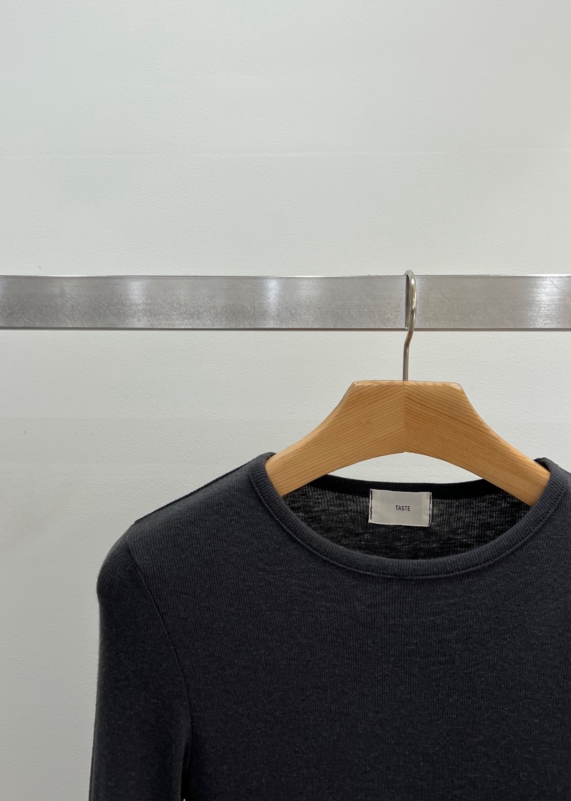 ONESTASTE東大門實拍女士新品職業人氣時尚真品長袖T恤羅紋TASTE/ONESTASTE長袖T恤