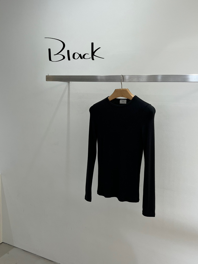 ONESTASTE東大門實拍女士新品職業人氣時尚真品長袖T恤羅紋TASTE/ONESTASTE長袖T恤圖色4