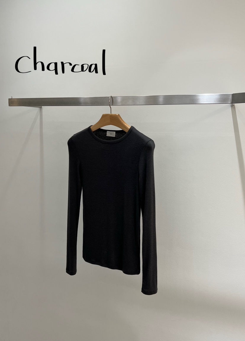 ONESTASTE東大門實拍女士新品職業人氣時尚真品長袖T恤羅紋TASTE/ONESTASTE長袖T恤圖色5