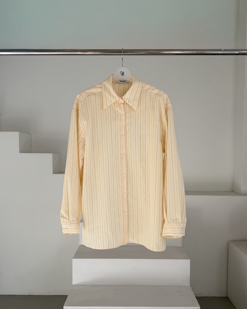 OATMEAL韓國直郵女士新款26春夏熱賣真品職業時尚襯衫蕾絲衫OATMEAL襯衫/蕾絲衫圖色3