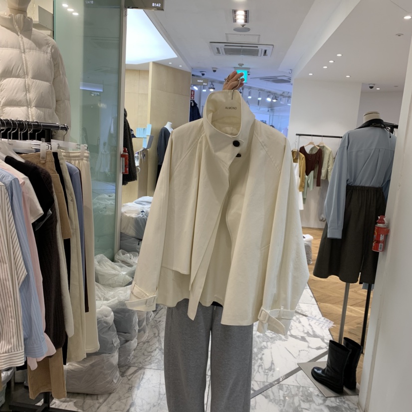 ALMOND東大門代購女裝新款時尚休閑職業熱賣26春夏真品夾克ALMOND夾克