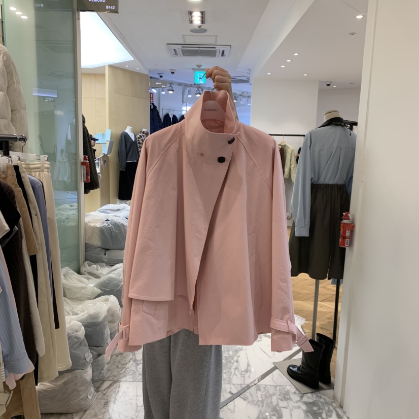 ALMOND東大門代購女裝新款時尚休閑職業熱賣26春夏真品夾克ALMOND夾克圖色3