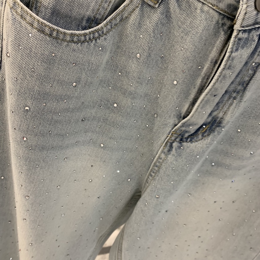 ALMOND韓國直郵女士新款休閑時尚職業26春夏熱賣真品牛仔褲ALMOND牛仔褲