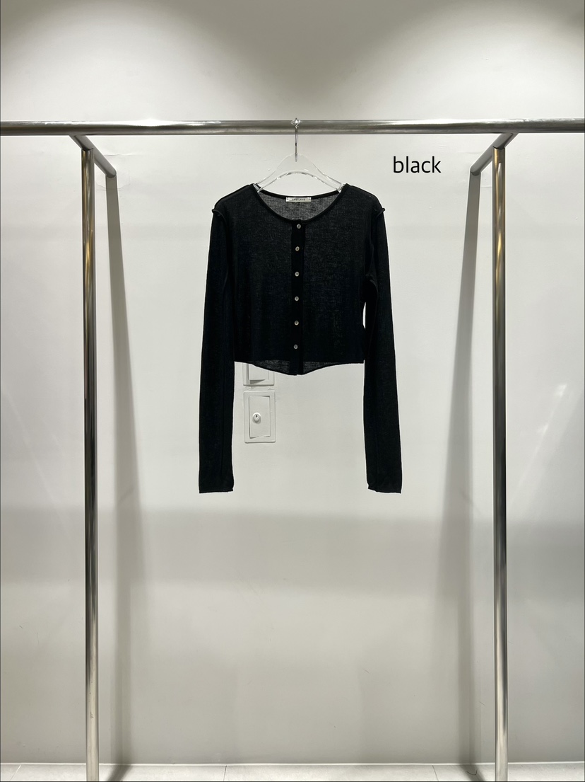 CESTLAVIE東大門直郵女士新款時尚推薦長袖T恤天絲開衫棉CESTLAVIE長袖T恤圖色4黑色