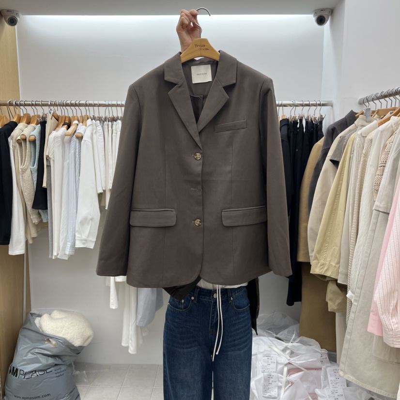 DRESS ROOM韓國代購女裝新品熱賣26春夏推薦休閑人氣夾克DRESS ROOM夾克圖色2