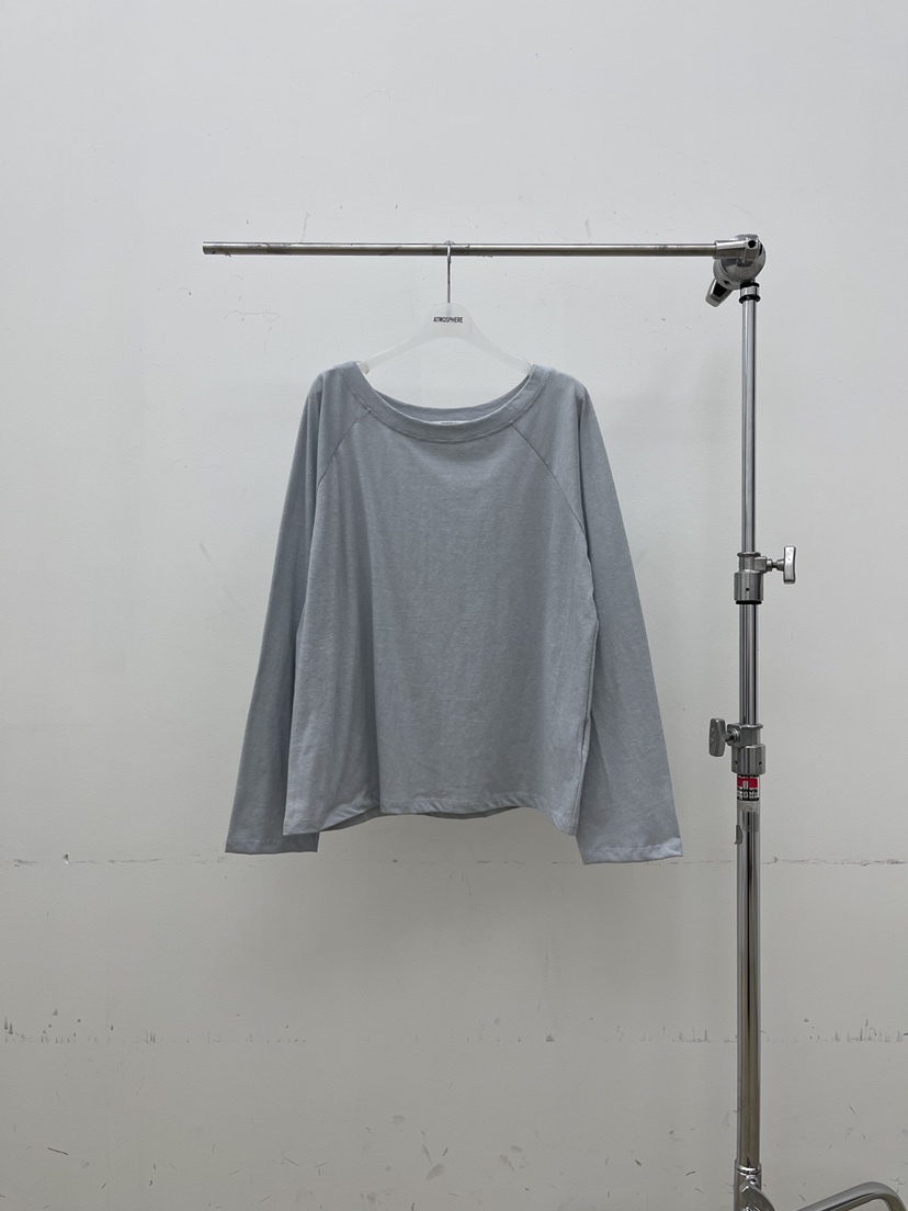 ATMOSPHERE東大門實拍女裝新品熱賣真品時尚休閑長袖T恤露肩ATMOSPHERE/BLING長袖T恤圖色2