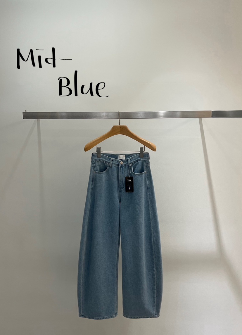 ONESTASTE韓國代購女士新品26春夏真品職業人氣熱賣牛仔褲TASTE/ONESTASTE牛仔褲圖色2