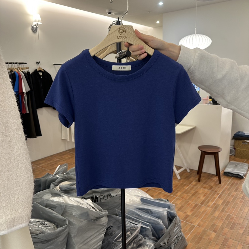 LOGON東大門實拍女士新品職業26春夏時尚真品熱賣休閑T恤LOGONT恤圖色1