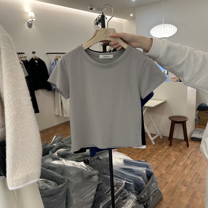 LOGON東大門實拍女士新品職業26春夏時尚真品熱賣休閑T恤LOGONT恤圖色3