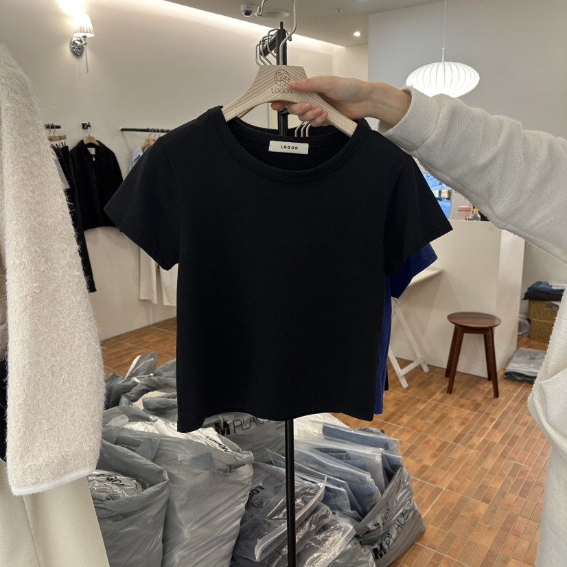 LOGON東大門實拍女士新品職業26春夏時尚真品熱賣休閑T恤LOGONT恤圖色4