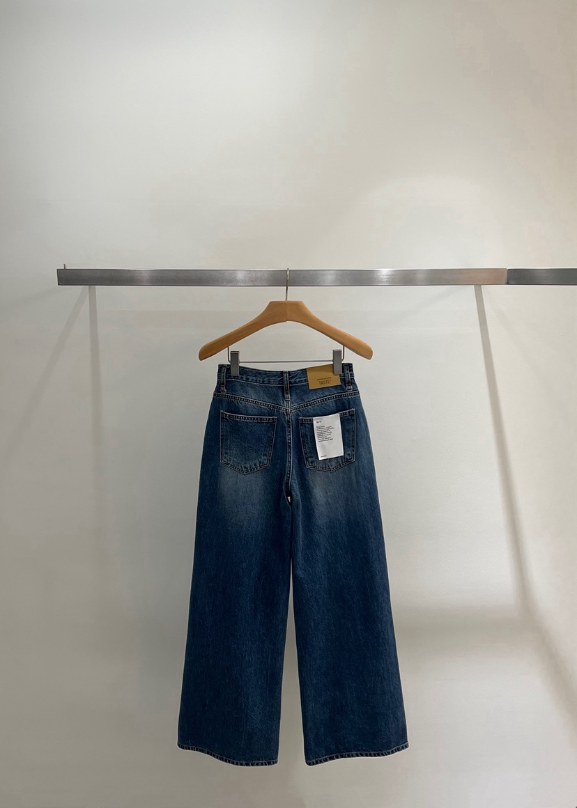 ONESTASTE東大門直郵女士新品真品休閑時尚26春夏牛仔褲磨毛TASTE/ONESTASTE牛仔褲