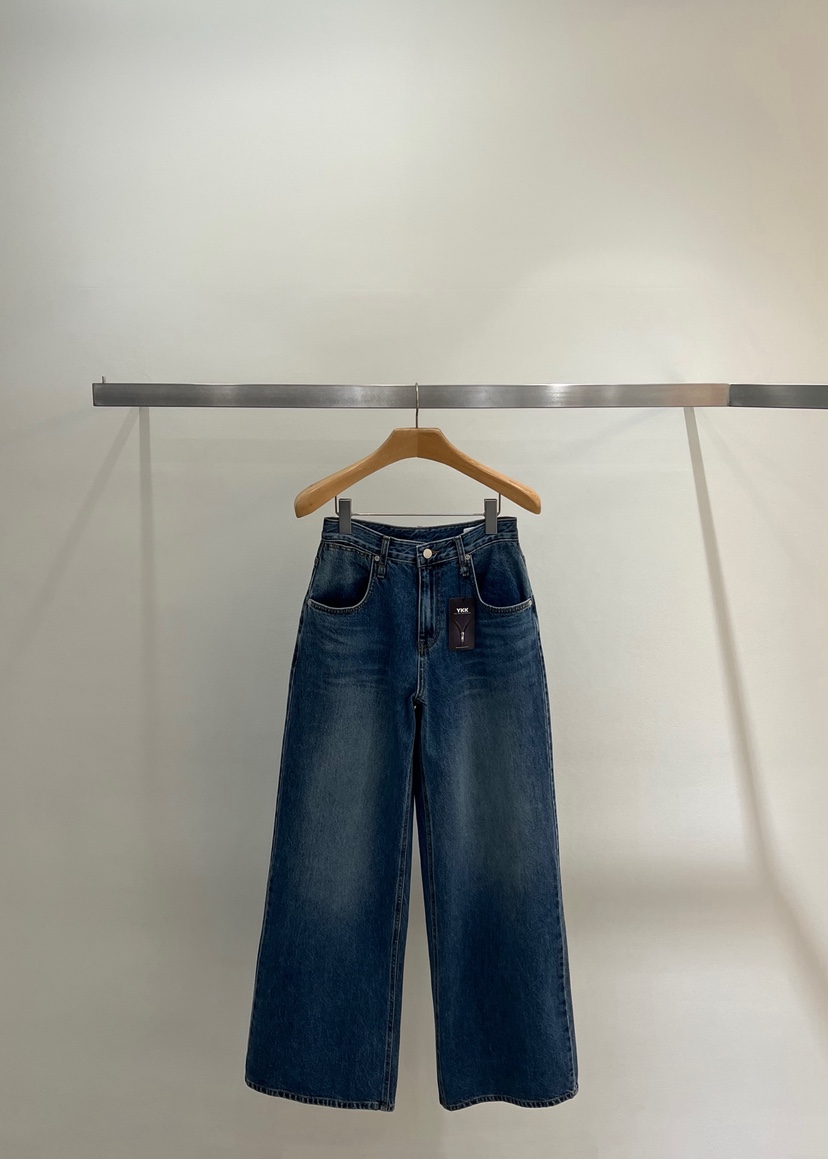 ONESTASTE東大門直郵女士新品真品休閑時尚26春夏牛仔褲磨毛TASTE/ONESTASTE牛仔褲圖色1