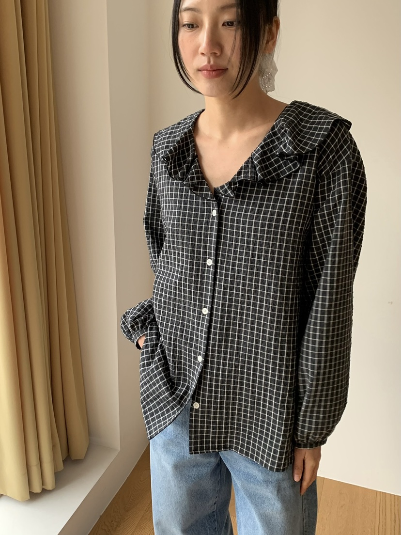 LOVE MY SANTA韓國代購女裝新品26春夏休閑人氣襯衫蕾絲衫Santa/LOVE MY SANTA襯衫/蕾絲衫圖色3