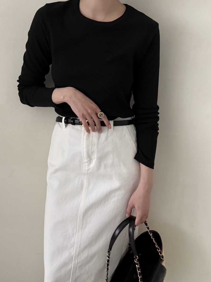 DEMAR東大門實拍女裝新款休閑人氣26春夏時尚熱賣長袖T恤DEMAR長袖T恤圖色4