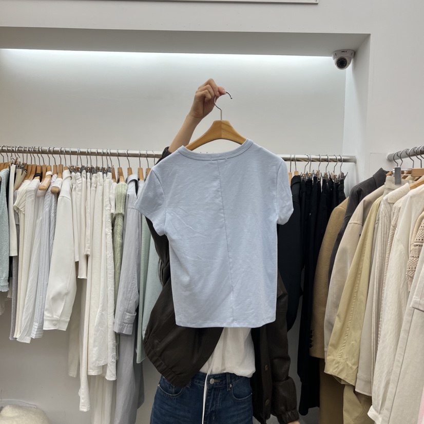 DRESS ROOM東大門代購女士新款時尚26春夏休閑熱賣人氣T恤DRESS ROOMT恤