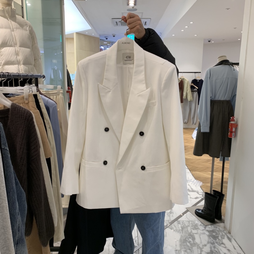 ALMOND韓國代購女裝新款26春夏人氣熱賣真品職業休閑夾克ALMOND夾克圖色2