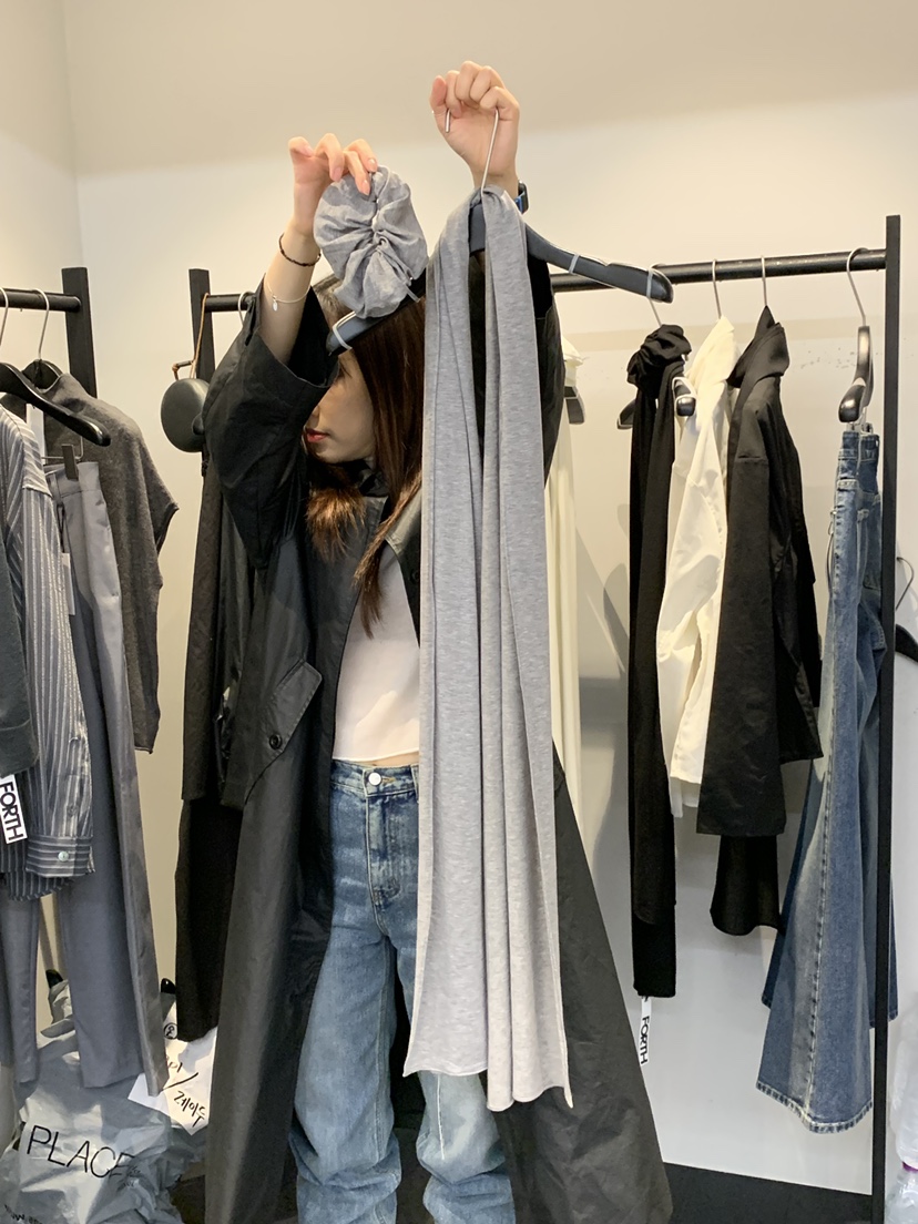 FORTH東大門代購女士新品26春夏休閑熱賣圍巾披肩天絲圍巾FORTH圍巾/披肩圖色2