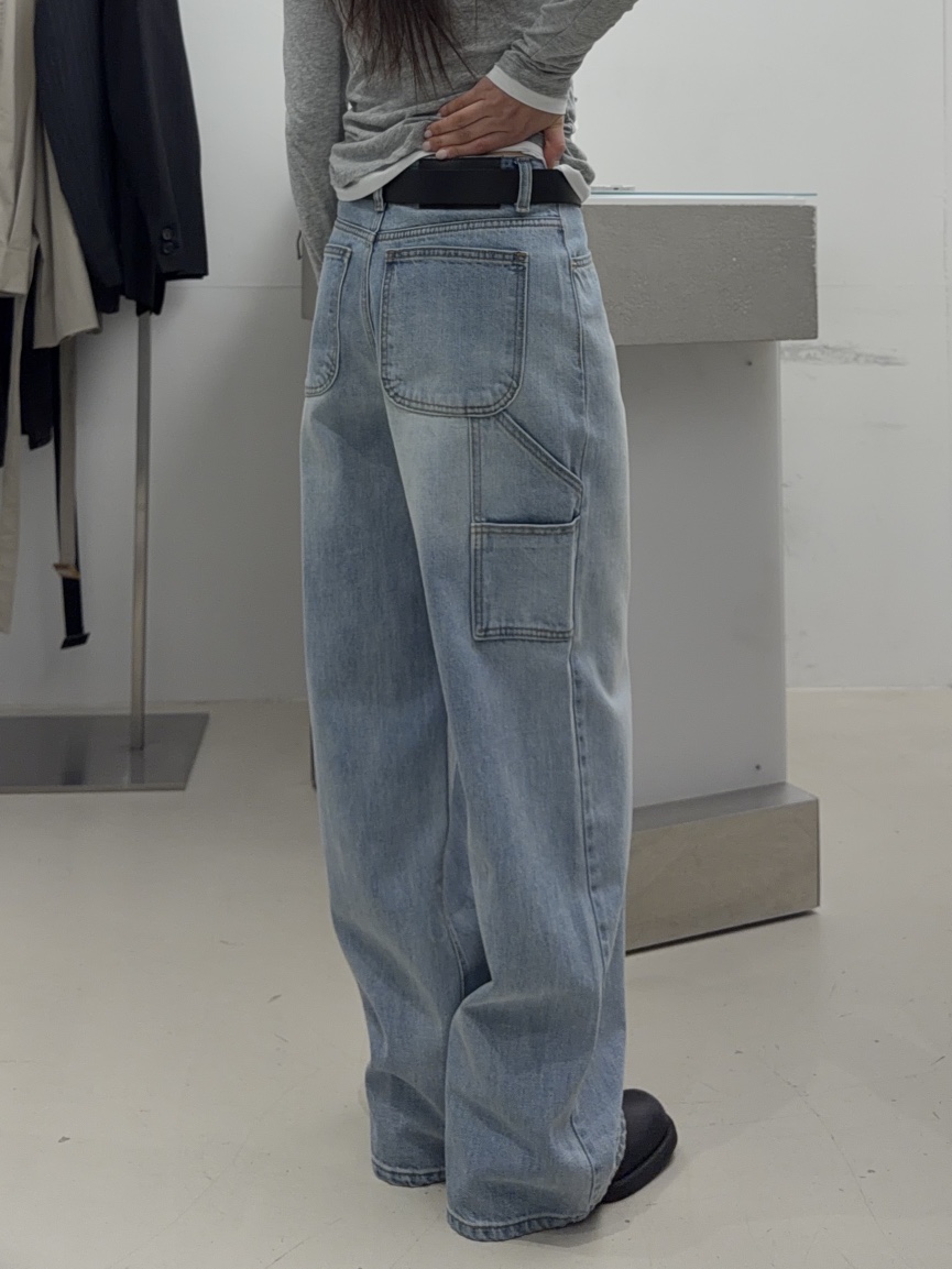 ACME韓國直郵女裝新品人氣熱賣26春夏休閑時尚真品牛仔褲ACME牛仔褲