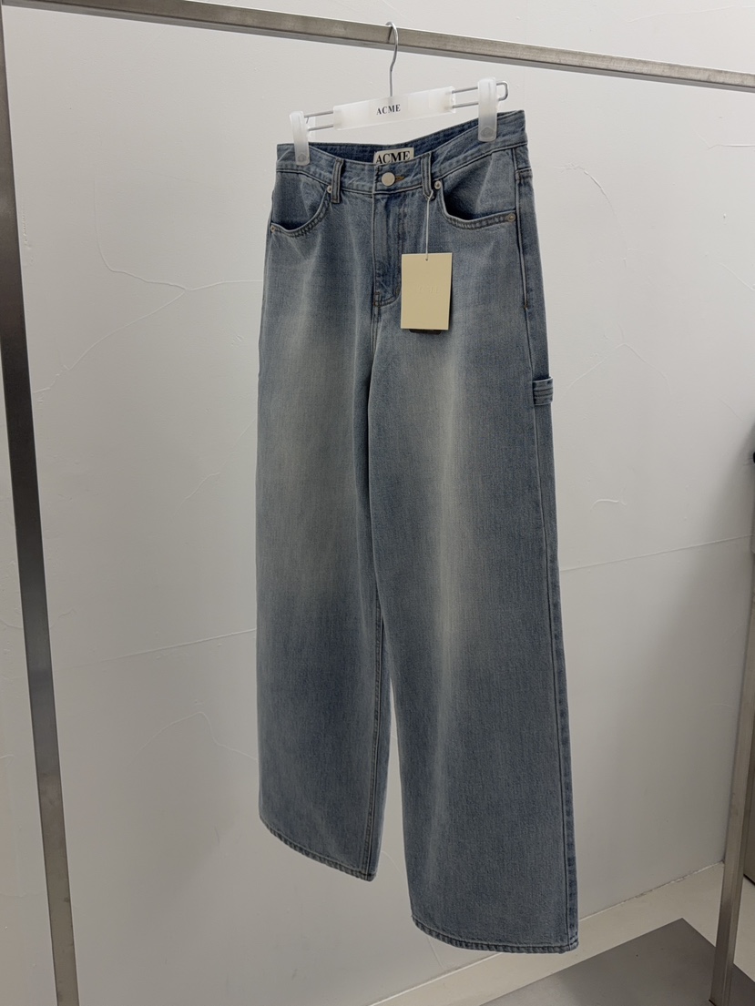 ACME韓國直郵女裝新品人氣熱賣26春夏休閑時尚真品牛仔褲ACME牛仔褲圖色1