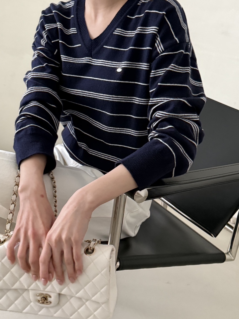 DEMAR東大門代購女裝新款人氣熱賣推薦休閑職業針織衫V領DEMAR針織衫圖色2