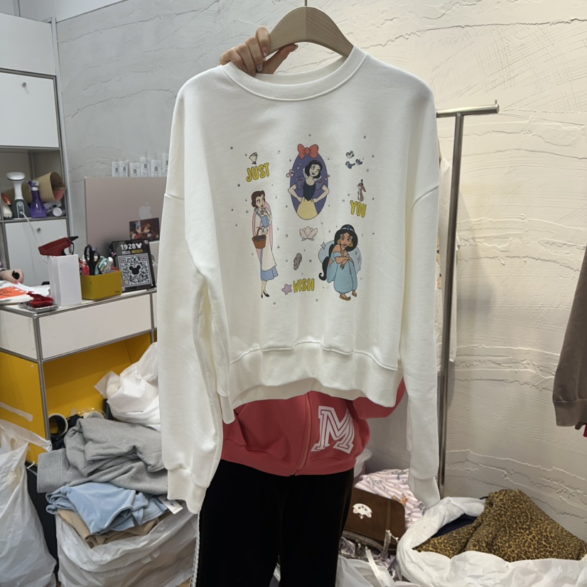 DE LINE韓國代購女士新款真品時尚職業26春夏推薦人氣衛衣DE LINE衛衣圖色1