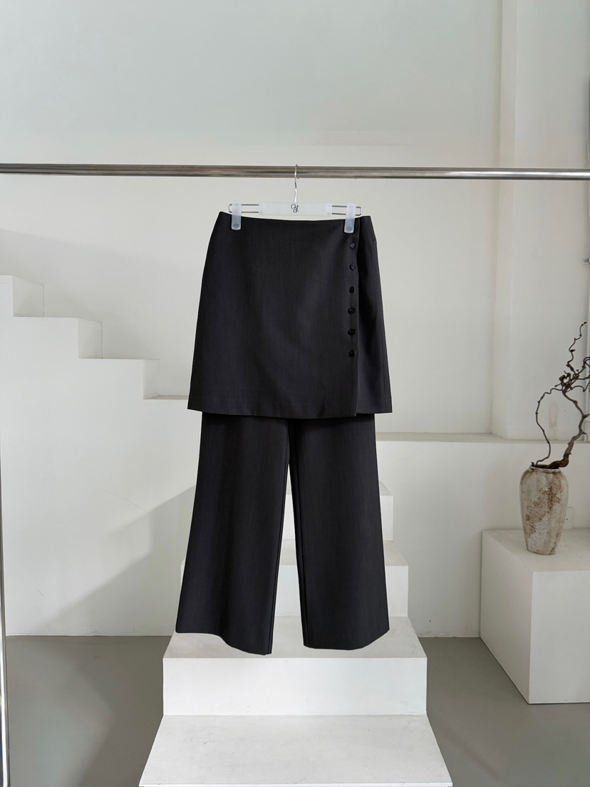 OATMEAL韓國直郵女士新款熱賣休閑時尚26春夏推薦職業裙褲OATMEAL裙褲圖色3