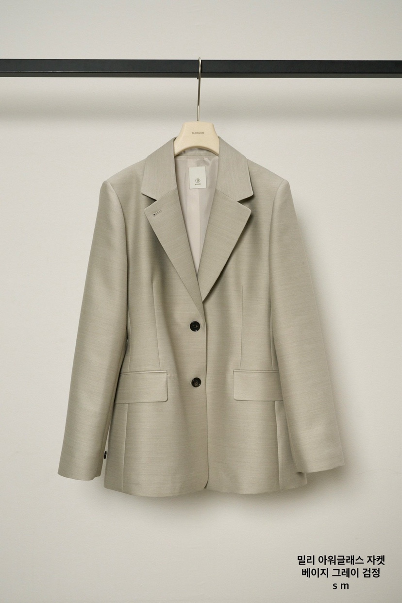 BLOSSOM東大門實拍女裝新品26春夏熱賣時尚休閑推薦職業夾克BLOSSOM夾克圖色2