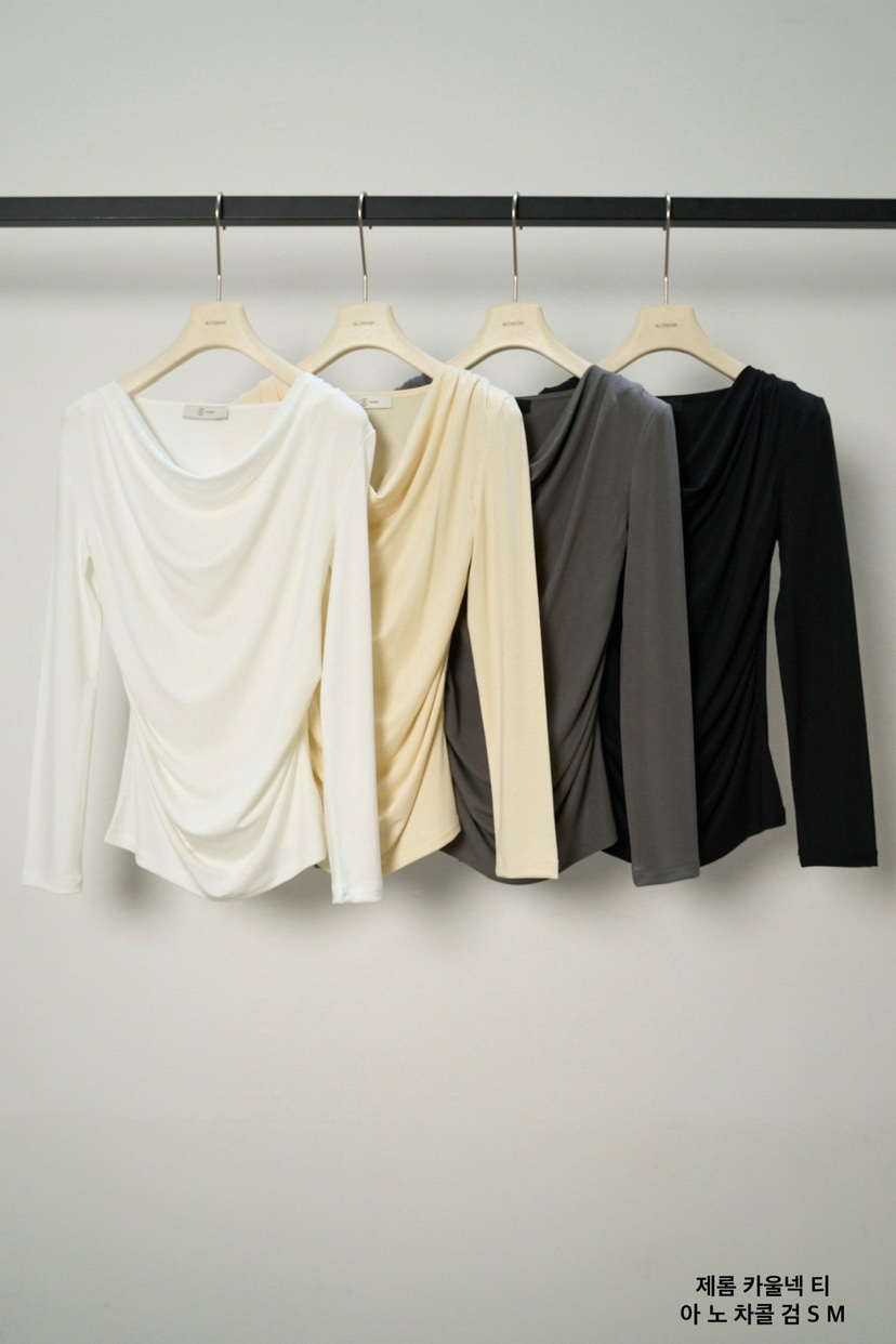 BLOSSOM東大門實拍女裝新品熱賣推薦26春夏職業真品長袖T恤BLOSSOM長袖T恤