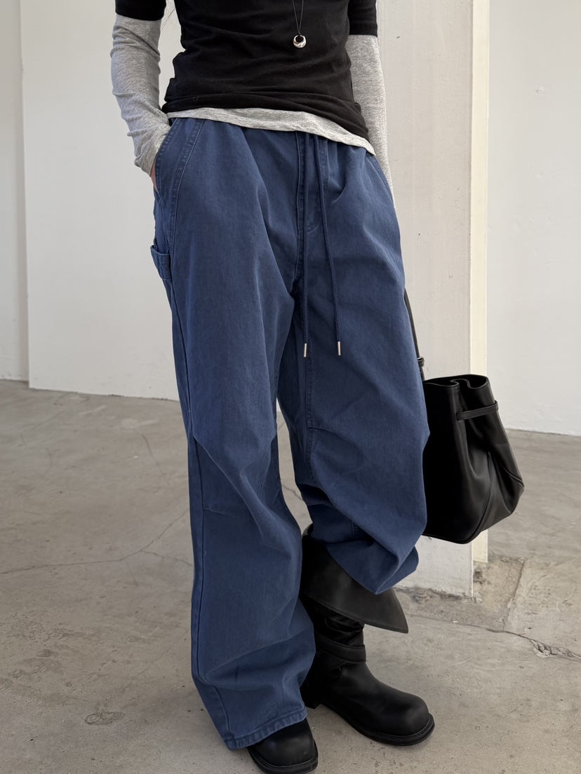 ACME韓國直郵女裝新品休閑熱賣職業26春夏推薦真品休閑褲ACME休閑褲