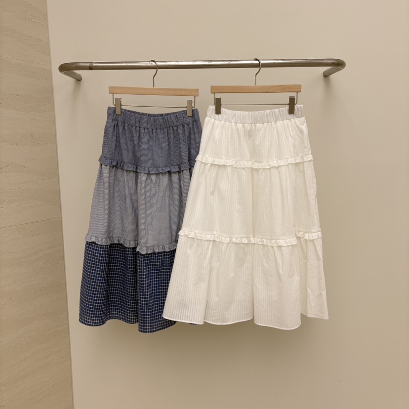 LAIVE韓國直郵女士新品時尚26春夏真品休閑人氣半身裙中短裙LAIVE半身裙/中短裙