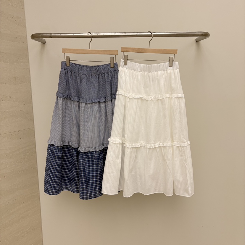 LAIVE韓國直郵女士新品時尚26春夏真品休閑人氣半身裙中短裙LAIVE半身裙/中短裙