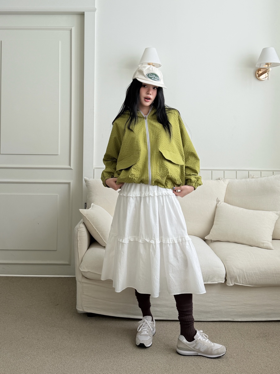 LAIVE韓國直郵女士新品時尚26春夏真品休閑人氣半身裙中短裙LAIVE半身裙/中短裙