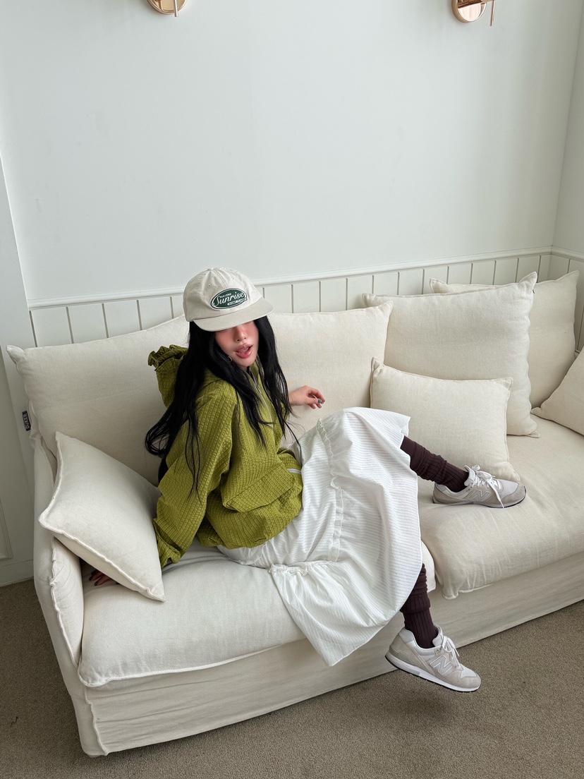 LAIVE韓國直郵女士新品時尚26春夏真品休閑人氣半身裙中短裙LAIVE半身裙/中短裙